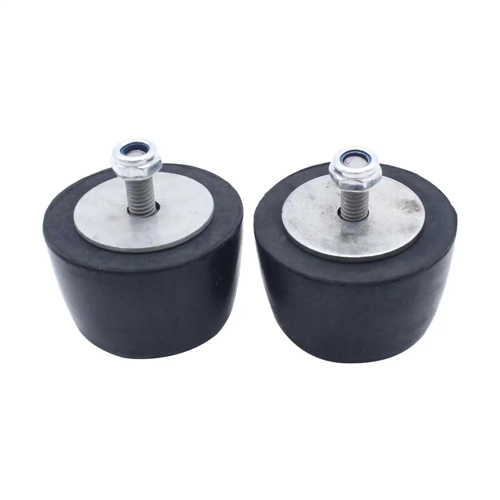 2 Pcs Black Rubber Bumper Cushion Hood Bump Stop for JK 87-18