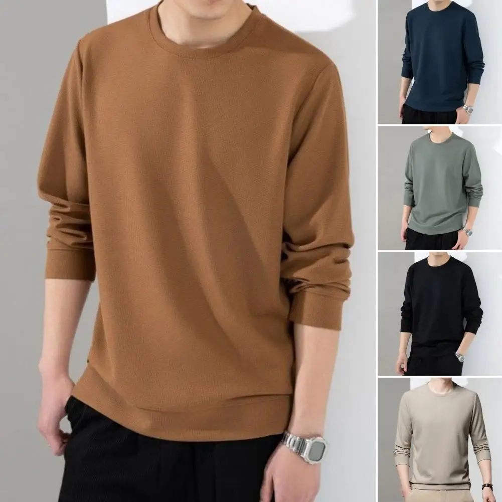 Autumn Winter T Shirt Men Oversized Casual T-Shirts Long Sleeve Shirts Man O Neck Fashion Top Tees Male Clothes