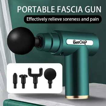 Mini fascia gun wireless massage gun muscle relaxation massage equipment neck membrane Rob cervical spine massage instrument