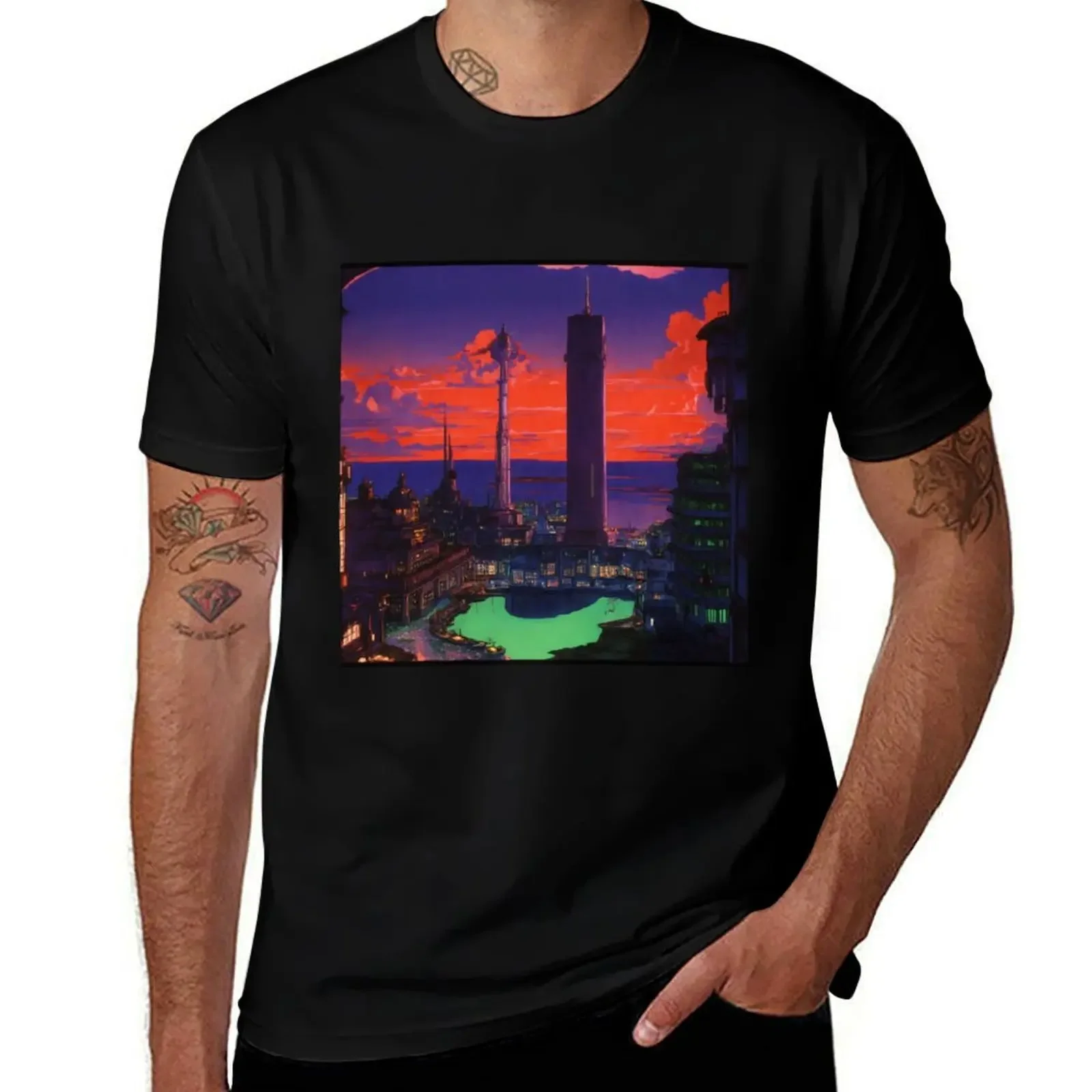 

ATLANTIS CITY T-Shirt luxury designer vintage Funny t-shirt cotton man t-shirts men graphic t shirts