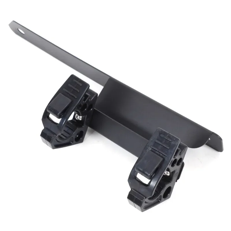 

For Fiat 124 Abarth 124 2016-2024 Aluminum Alloy Black Car Under Seat Flashlight Holder Bracket Interior Car Accessories