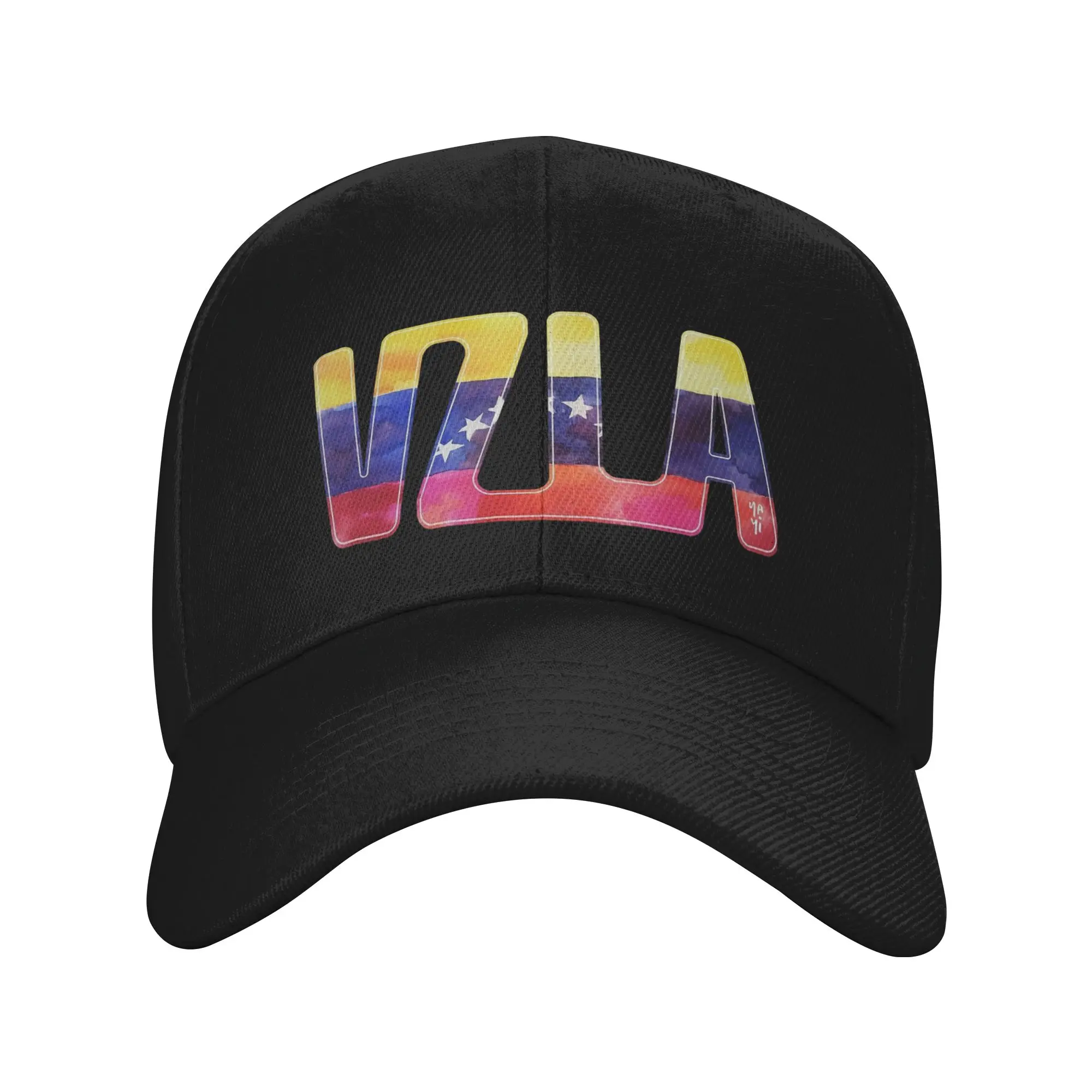 Men Women VZLA Heart Merch Baseball Caps  Dad Hat Retro Daily Wear Adjustable