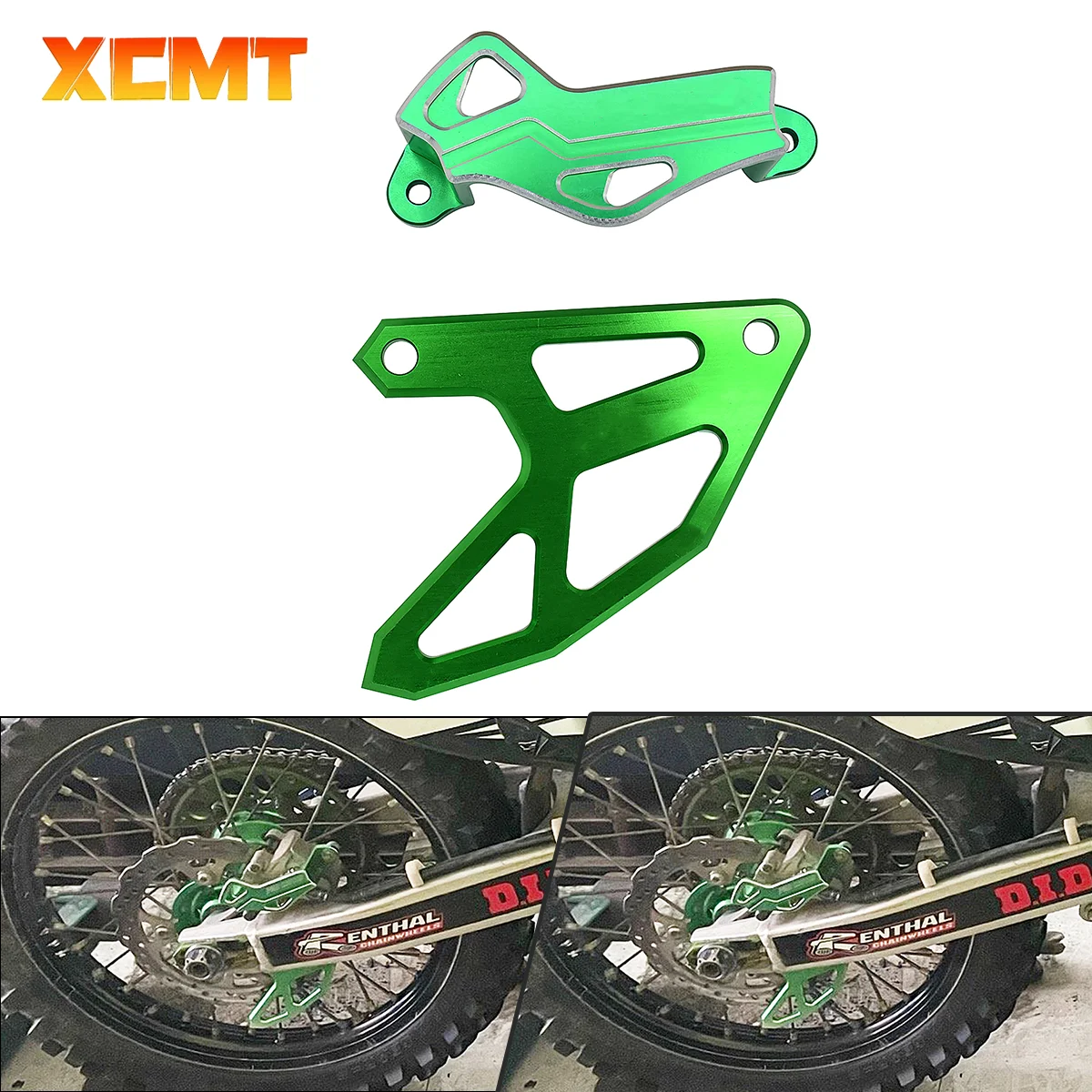 Motocross Rear Brake Caliper Brake Disc Guard Protector Cover For Kawasaki KX250F KX450F KX 250F 450F KLX450R KLX 450R 2006-2018