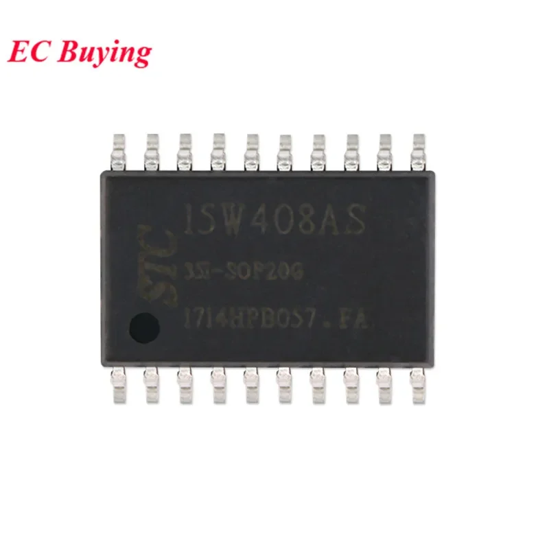2Pcs/1pc STC15W408AS STC15W408AS-35I STC 15W408AS SOP20 1T 8051 Microcontroller MCU IC Controller Chip 15W408AS-35I-SOP20