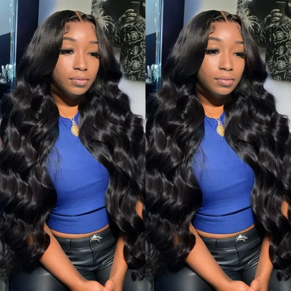 

38 40 Inch 13x4 Body Wave Hd Transparent Lace Front Wigs 200% Density 13x6 Lace Frontal Wig 100% Human Hair Wig For Black Women