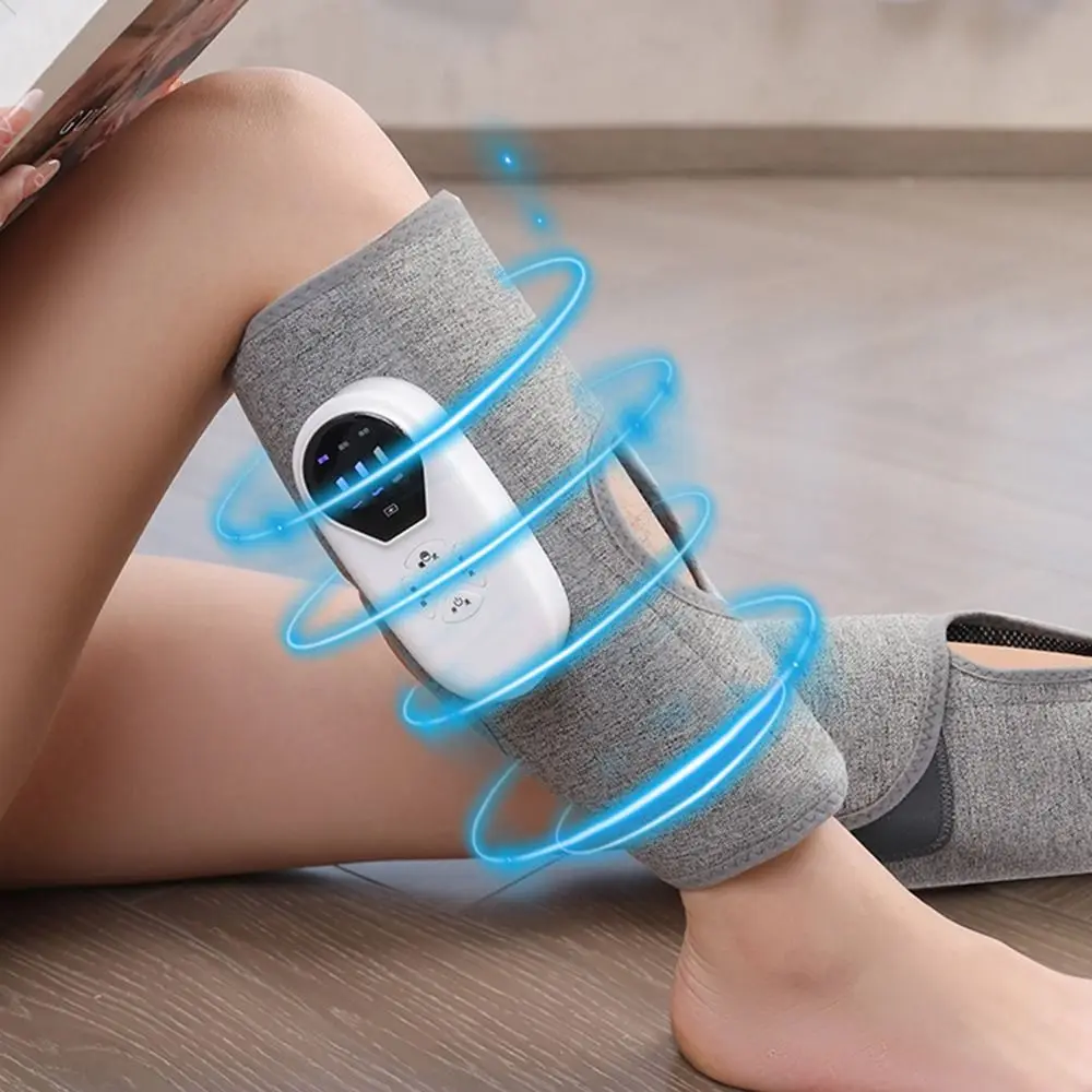 

Hot Compress Electric Leg Calf Massager Smart 3 Mode Pressotherapy Leg Air Compression Massager Blood Circulation