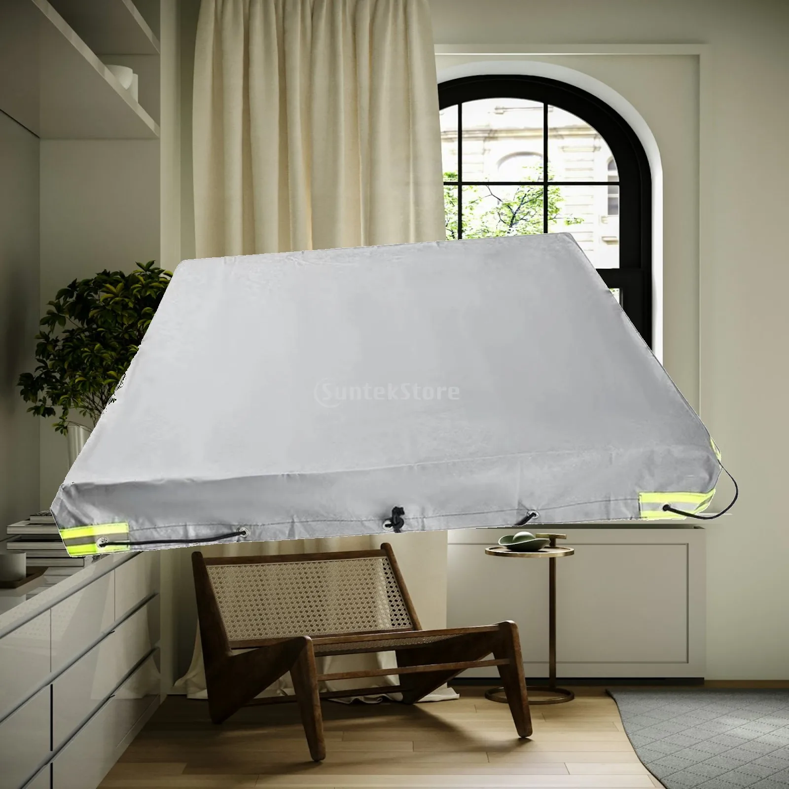 Trailer Cover Sun Protection Fits Most Trailers Lightweight Multifunction Stylish Outside Easy Installation Trailer Tarpaulin