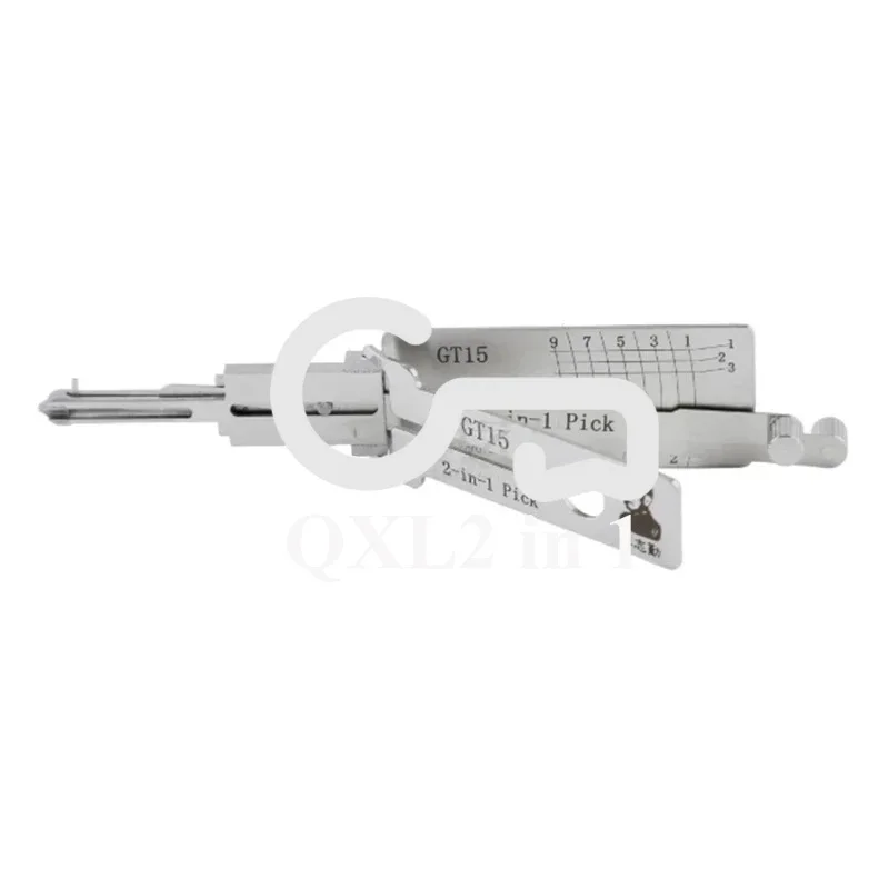 1 قطعة Lishi GT10 GT15 2 في 1 اختيار وفك التشفير لشركة فيات 2 in1 أدوات قفل السيارة قطف Lishi السيارات الباب مفتوحة أيضا عدة يختار مجموعة كاملة