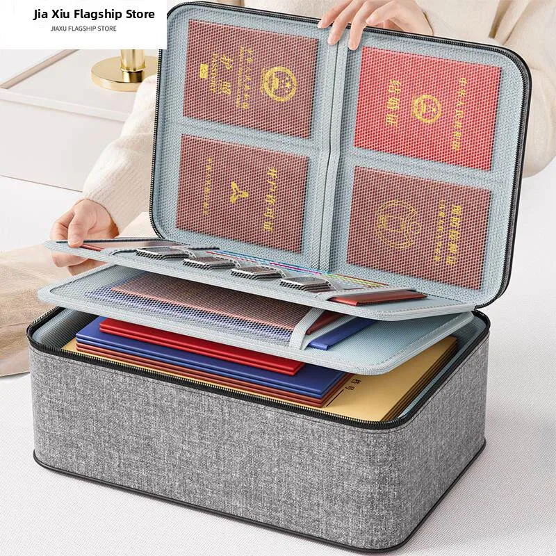 caixa-organizadora-de-documentos-para-casa-e-familia-passaportes-arquivos-cartoes-e-certificados-com-fechadura-por-senha-p