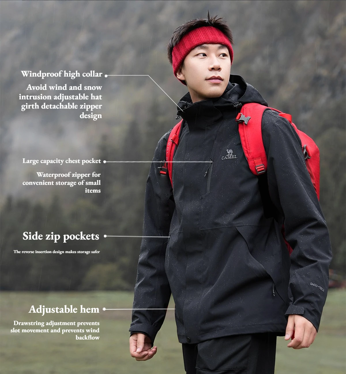 Chaquetas de senderismo Golden - Windbreak Shell Jacket reseña y precio