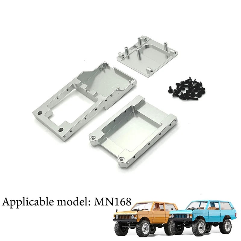 Suitable for MN Model MN168  Modified Metal Mirror Wheel Tyres, with Matching Hexagonal Connector, RC Car Metal Upgrade Parts