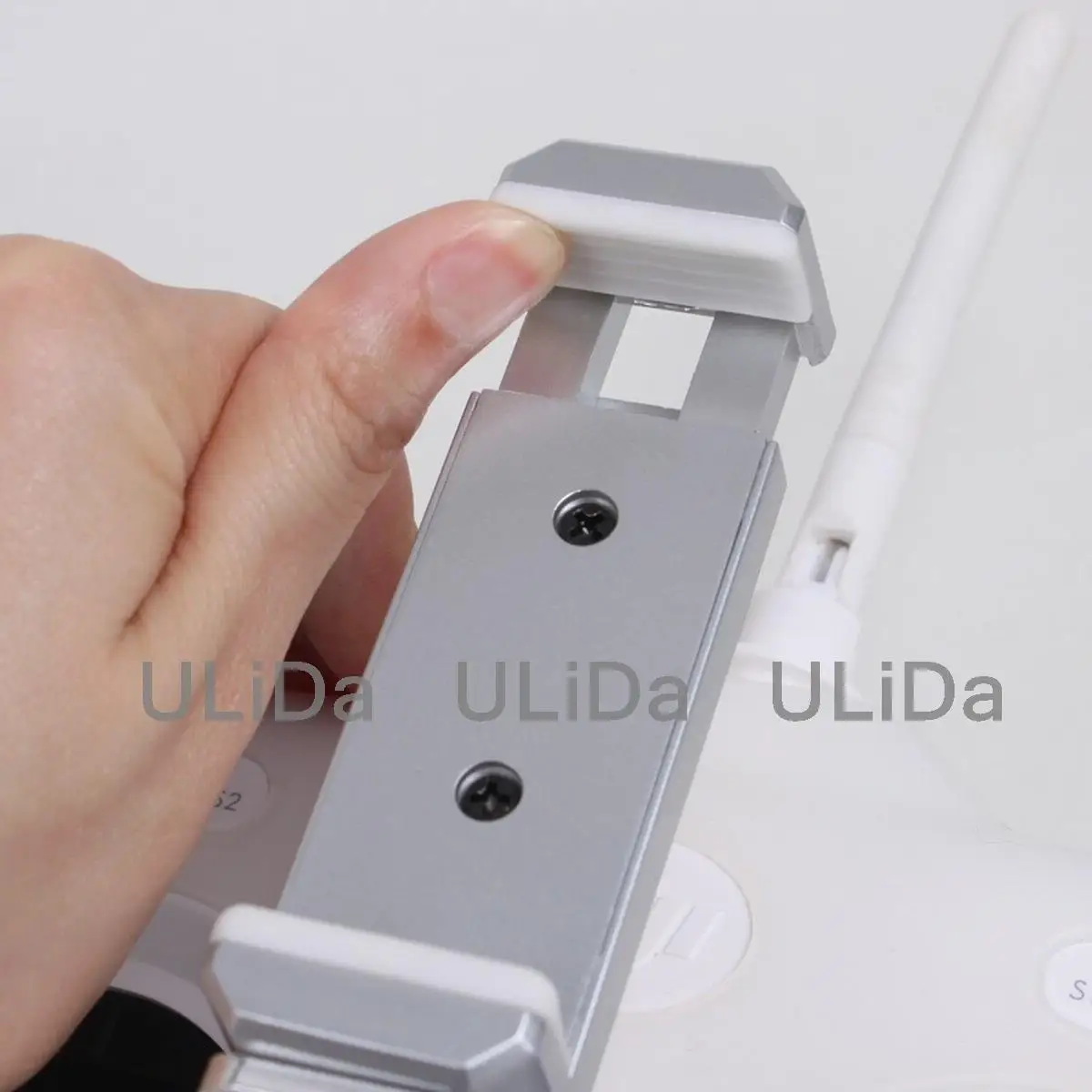 Di Alluminio di CNC di plastica Telecomando Staffa Del Telefono Mobile Del Supporto per DJI Phantom 3 Standard Futaba 10C/T8FG P3S