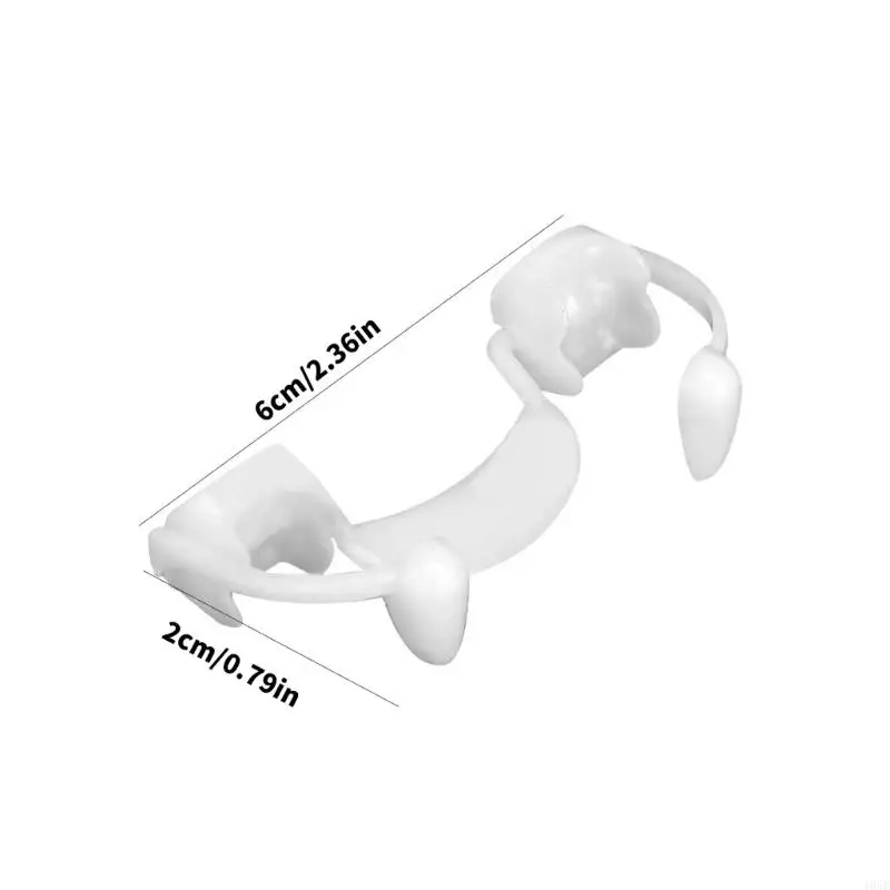 195E Retractable Vampires Fangs Realistic Vampires Zombied Fangs Teeth Horrifying Cosplay Teeth Cosplay Halloween Costume