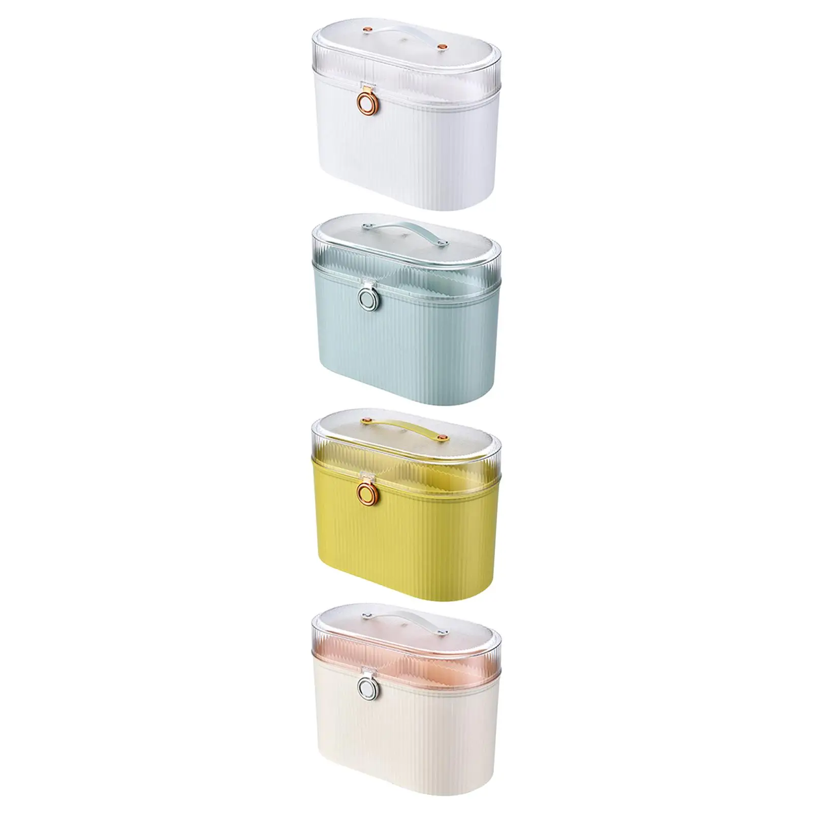 

Multifunctional Storage Box Sturdy Two Compartments for Jewelry Crafts Dorm