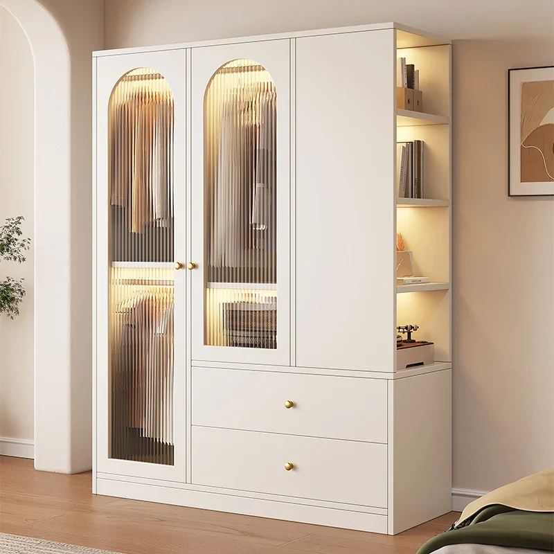 

Drawer With Mirror Wardrobes Rack Stand Doors Open Closets Room Wardrobes Storage Cabinet Roupeiros De Quarto Bedroom Furniture