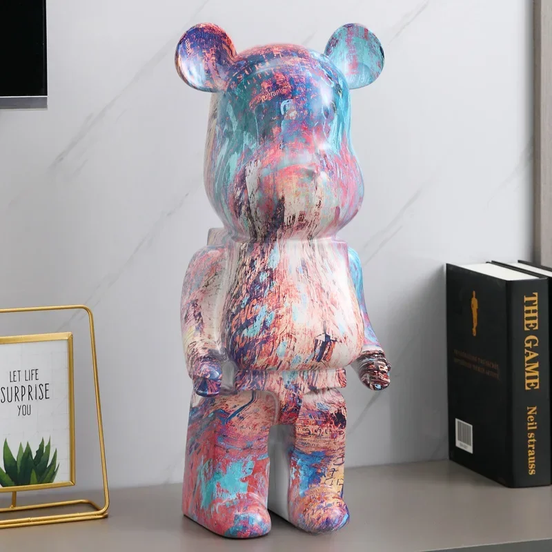 Customizable Large Bear Money Box Hand Painted Personalized Home Decoration Sculpture Room Decors Aesthetic Christmas Decoration