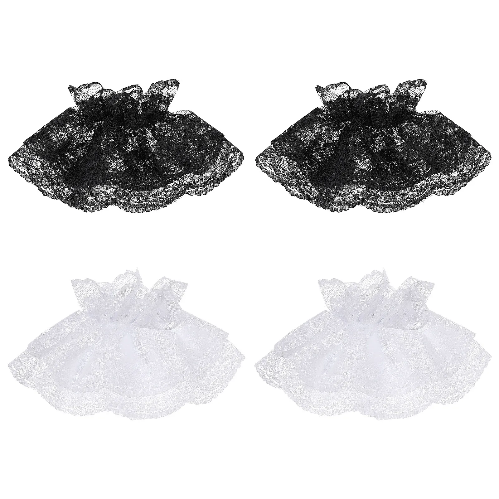 Lace Hand Sleeves for Women – Elegant Short Gloves & Wrist Cuffs for Evening Dress, Formal Outfit, Lolita Style