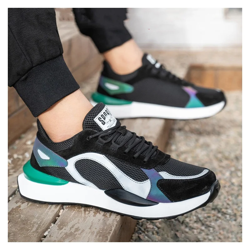 

Мужская повседневная дышащая стальная подноска, рабочая обувь, рабочая обувь, летние защитные ботинки, защитные кроссовки, безопасная защита обуви