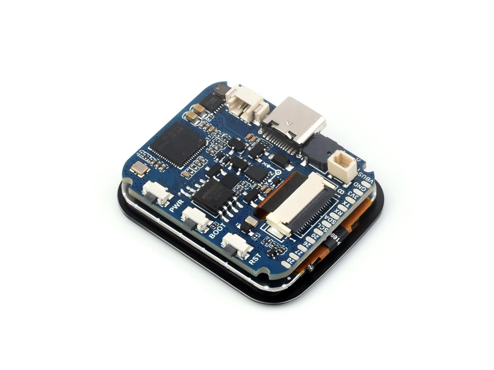 RP2040 Touch LCD Development Board 1.69-inch Rounded Touch Screen Onboard Accelerometer and Gyroscope Sensor