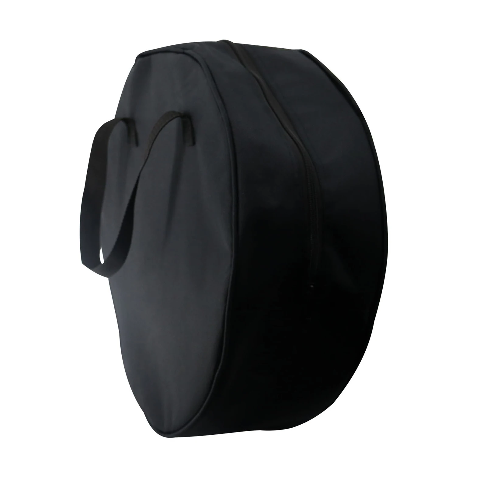 16 Inch Cable Storage Carry Bag With Carry Handle Double Zip Black Round Water Hose Storage Bag for Caravans Gardening Equipment view 3