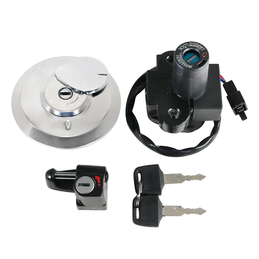 

Motorcycle Key Fuel Cap Kit Ignition Switch For Honda CLR125 City Fly 1998 XR125L 2003-2008 OEM:35010-KFT-620 Accessories