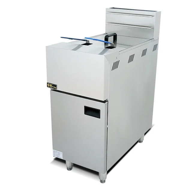 

Exquisite craftsmanship OEM/ODM Gas Fryer With Cabinet 32L Large Capacity Frying Chicken Machine Electric Deep Commercial Fryer