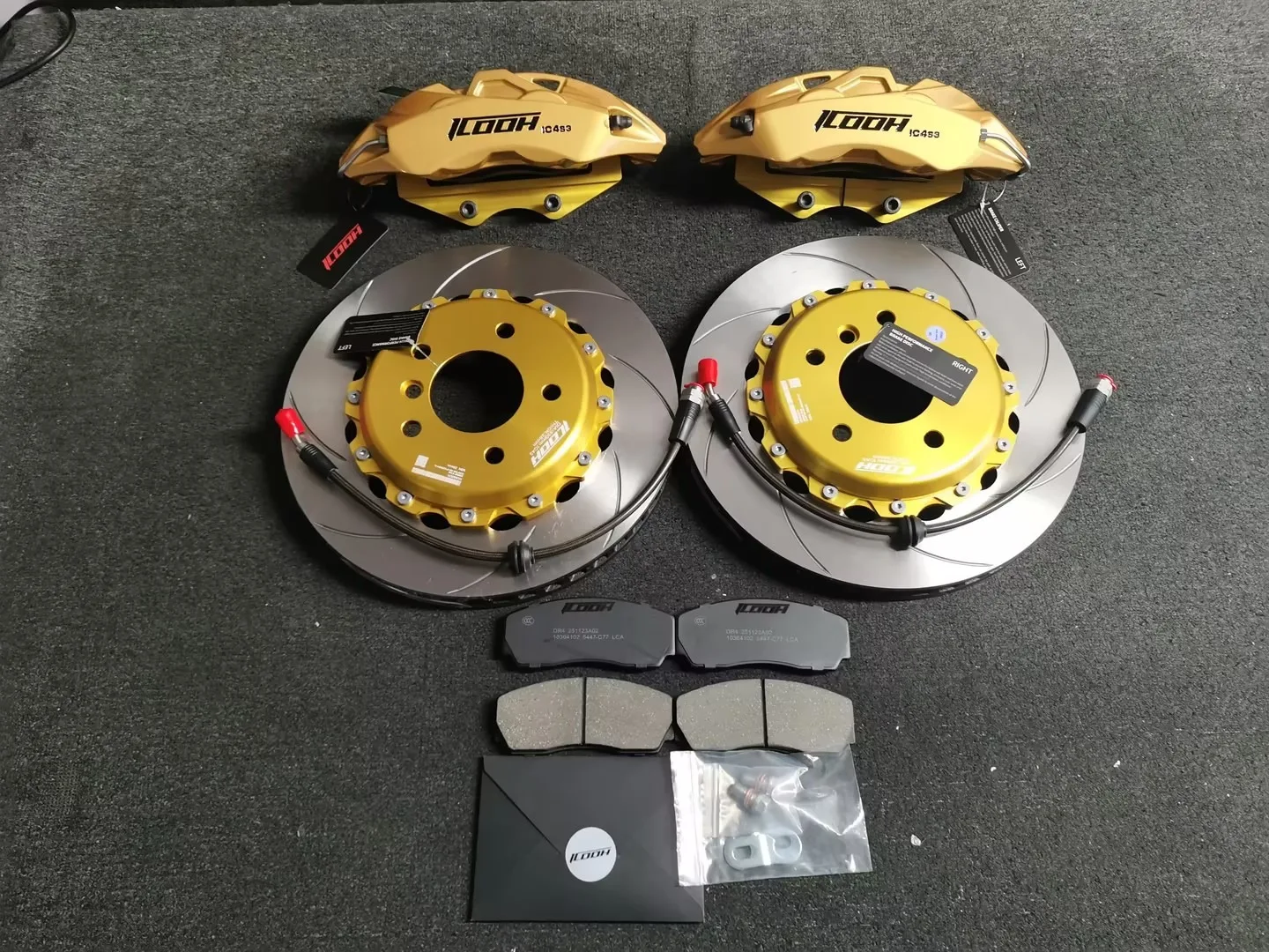 

High Quality IC4S3 Steel Disc Rear 380X28 4-piston brake caliper kit fits for BMW 3 Series Li (G28) 2019+