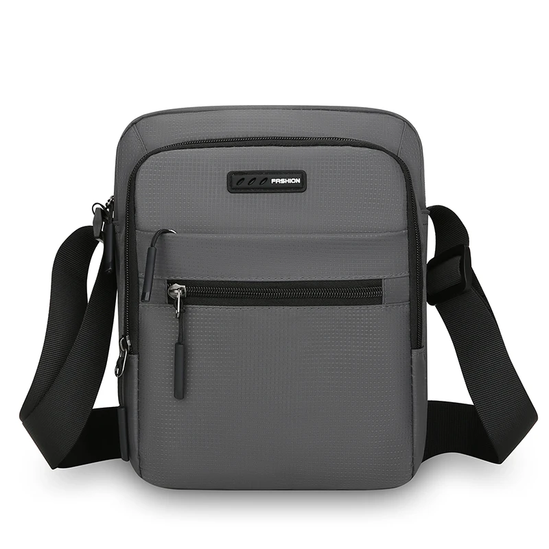 Men's Single Shoulder Crossbody Bag Vertical Style Sport Fashion Backpack Business Handbag Multi-layer Money Bag