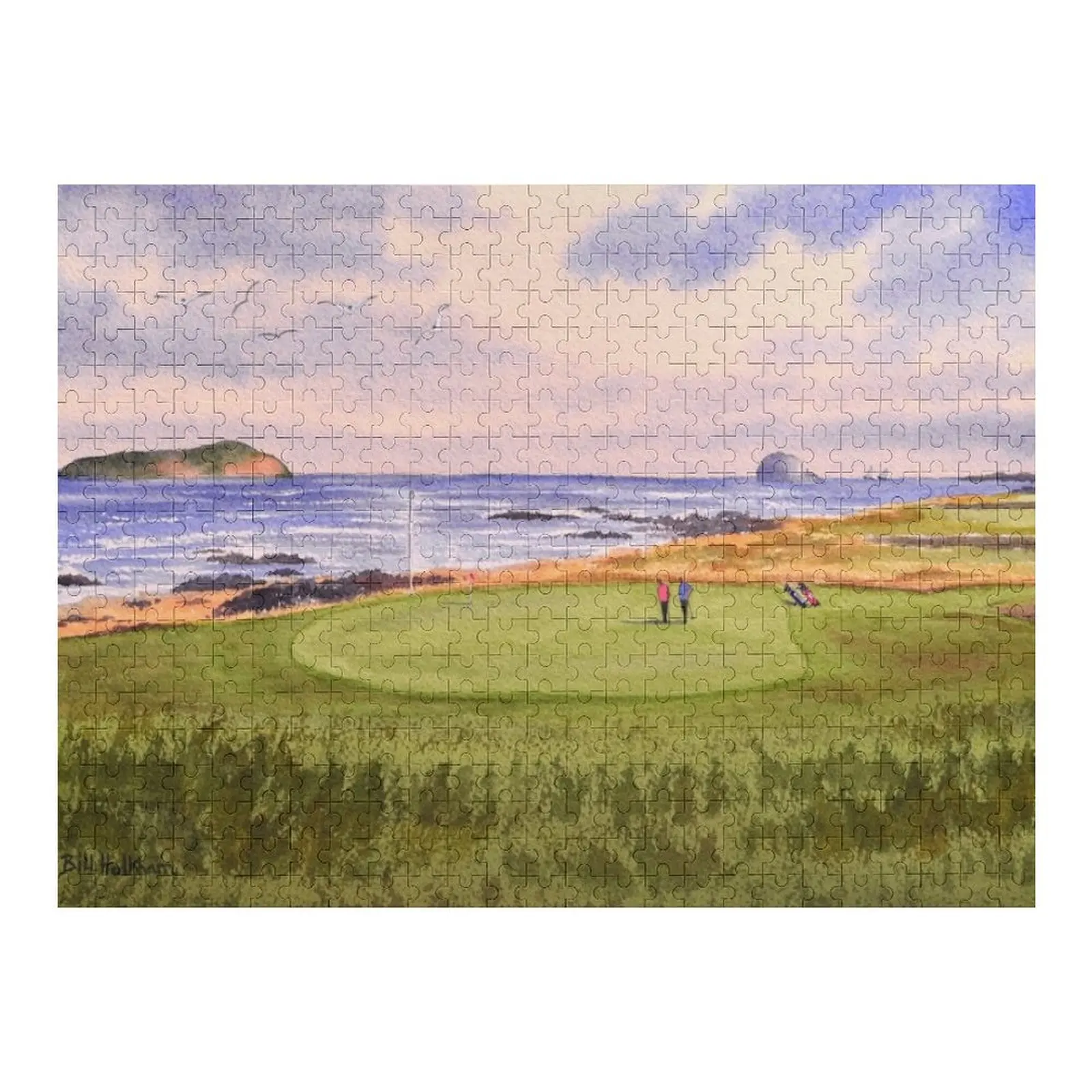 

Курс для гольфа The West Links North Berwick Шотландия 14-й зеленый пазл Персонализированные идеи подарков с фотопазлом