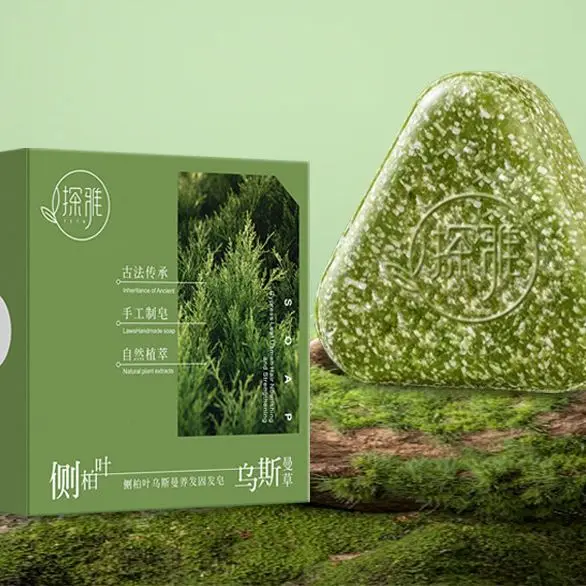 

Xinjiang Usma Cypress 2-in-1 Shampoo & Face Bar Strengthening Clarifying Herbal Care​