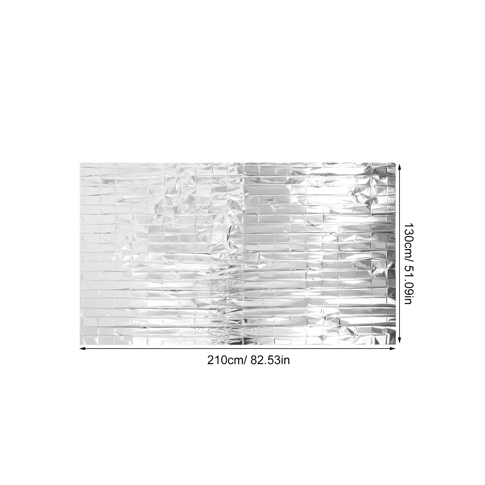 2 قطعة فيلم عاكس لنمو النباتات حديقة الدفيئة تغطية ورقة عزل الحرارة خفيفة الوزن المحمولة الاستخدام #2