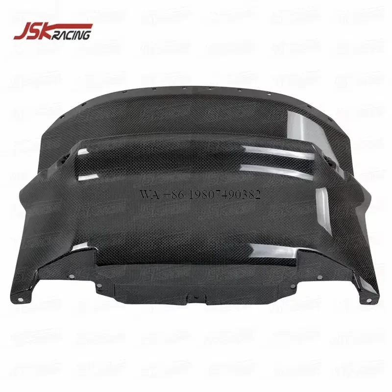 Wmwmnu Dry Carbon Fiber Front Bumper Vent Plain Weave for 488 GTB Spider 2015-2018 OEM Style Car Body Kit Accessories