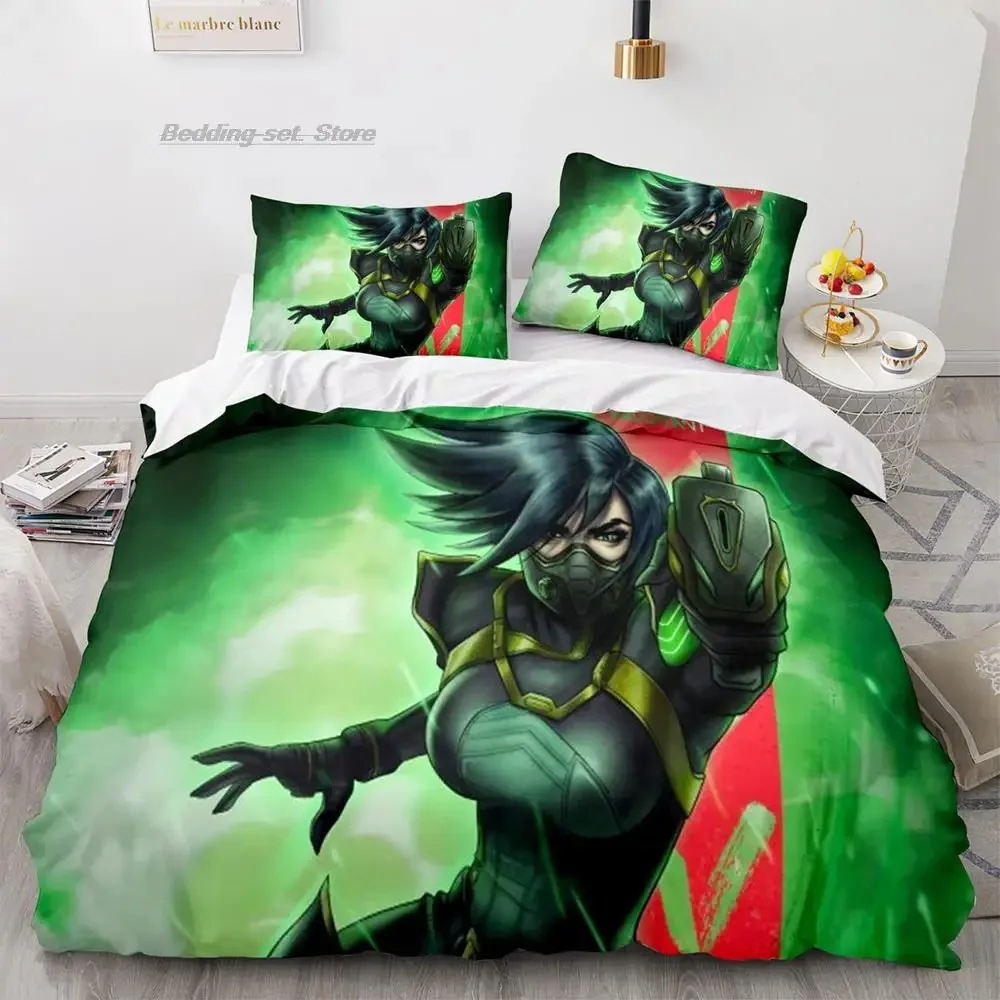 FOTO 3 - Gaming Valorant Bedding Set