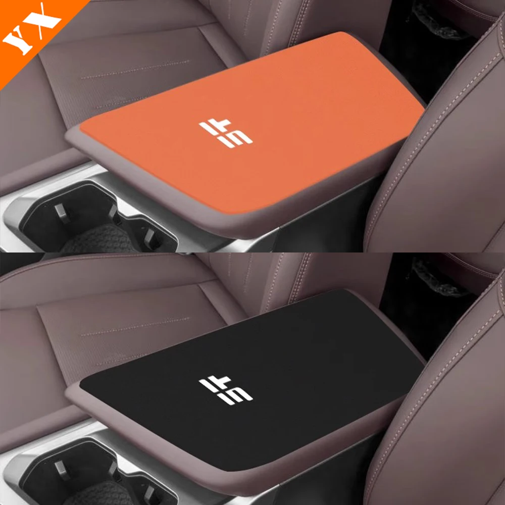 

For Jetour x90 plus 2021-2026 accessories Leather Garnish Car Central Console Armrest Cover Decor Anti Scratch