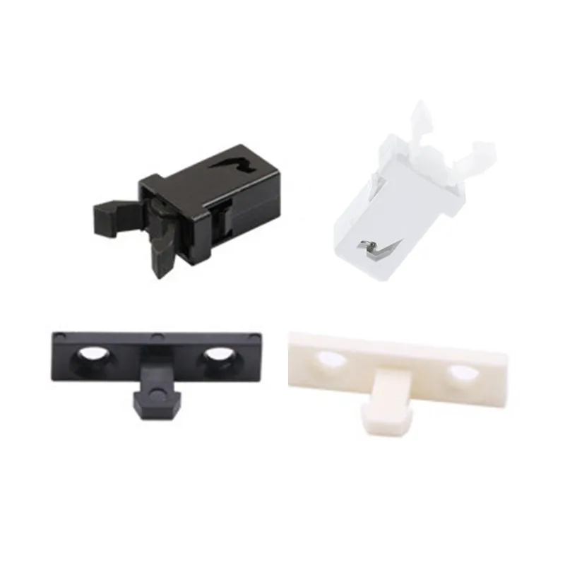 20Pcs PR-001 Small Door Lock Switch Black White Push Latch For MS Air Conditioner Set Top Box TV EVD DVD Door Cover