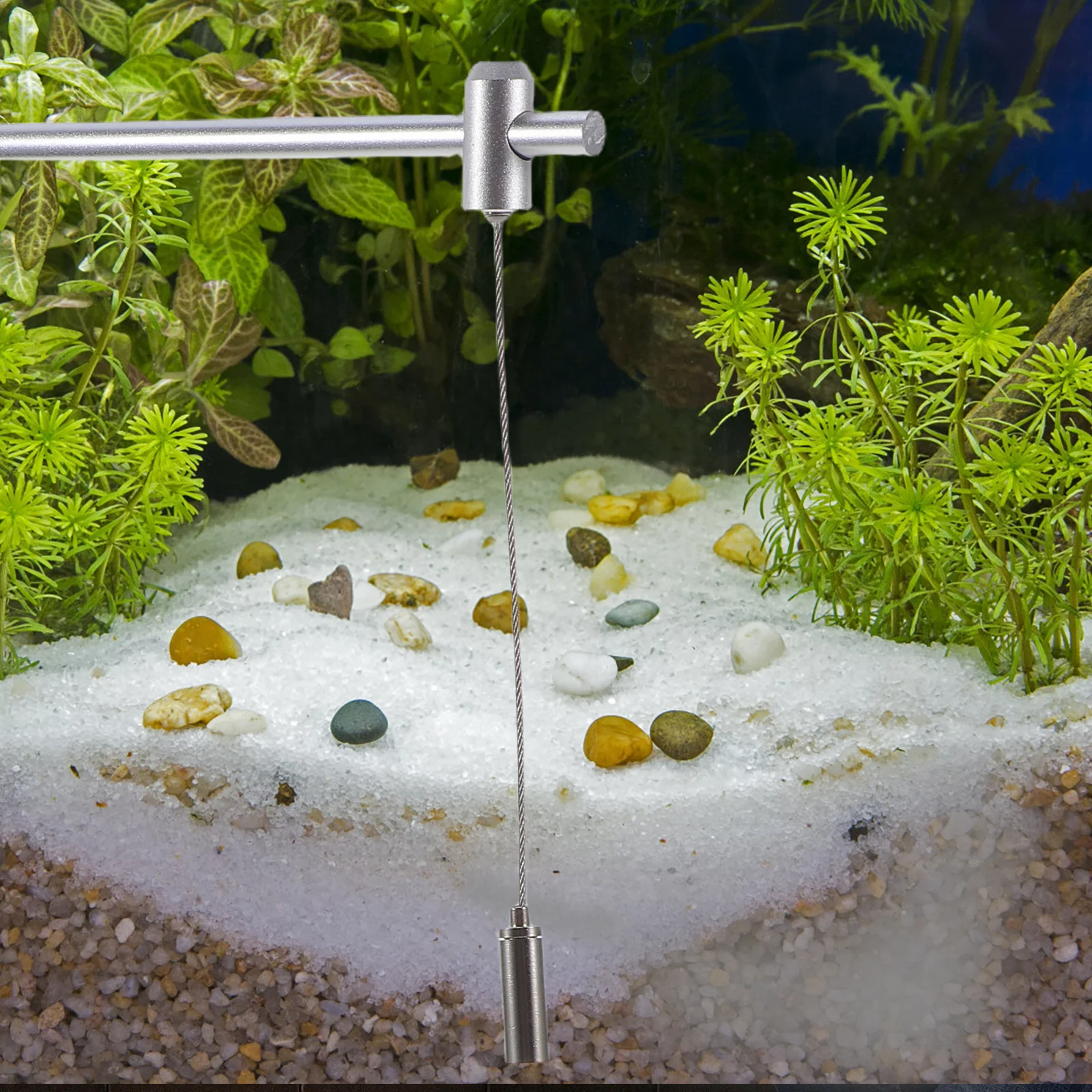 

2pcs Aquarium Light Mount Adjustable Aluminum Alloy Brackets Fish Tank Lighting High Brightness Led Support For Freshwater