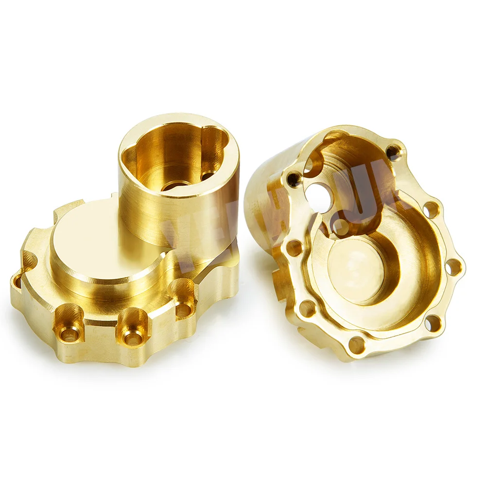 YEAHRUN 2 個真鍮リアアクスルナックルカップウェイトアダプター TRX-4 TRX4 1/10 RC クローラーカーモデルアップグレードパーツアクセサリー