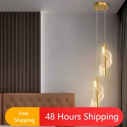 Modern Led Pendant Lighting for Bedroom Bedside Hotel Hanging Lamp Indoor Ceiling Lights Home Chandeliers Decoration Nordic Home