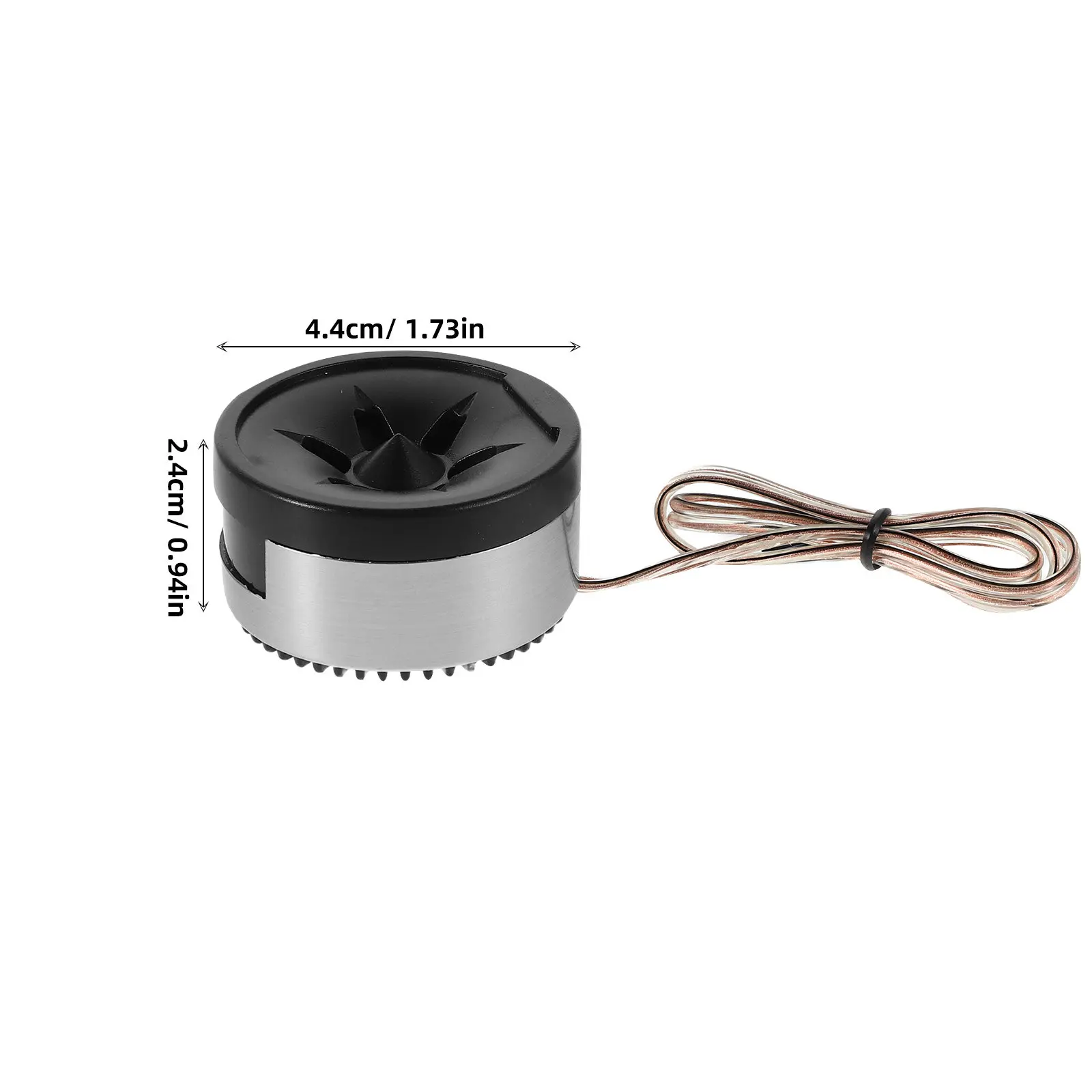 1Pair Car Tweeters Mini Dome High Efficiency External Mounting Tweeter Speakers for Auto Audio System Upgrade Universal Fit