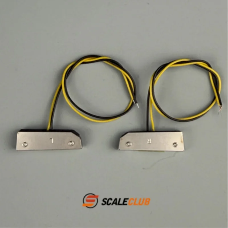 770S Pedal Lamp LED Width Indicator Light Foot Socket Light For 1/14 Tamiya RC SCANIA 56368 56371 Remote Control Tractor Toy