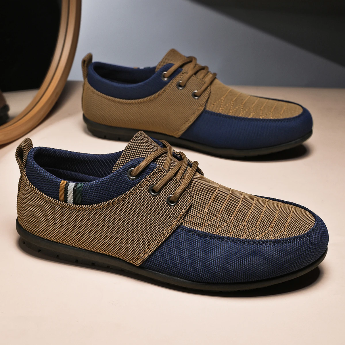 

2025 Men's Fashionable PU Leather Sports Non Slip Walking Shoes Comfortable Sports Shoes for Daily Wear, Flat Formal Shoes
