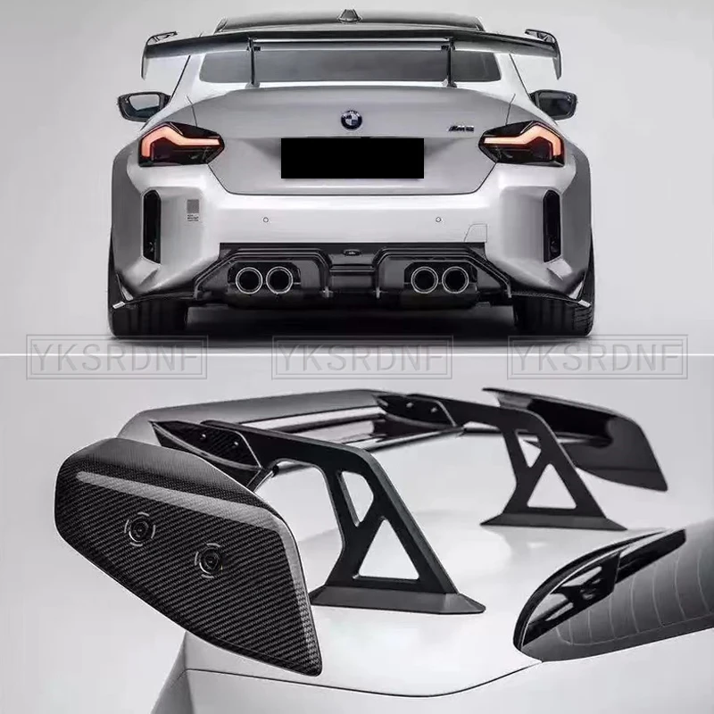 Real Carbon Fiber Achtervleugel Kofferbak Lip Spoiler voor BMW M2 M3 M4 M5 M6 G20 G22 G30 G80 G82 G14 G87 F32 F30 ADR3 Auto Kofferbak FRP