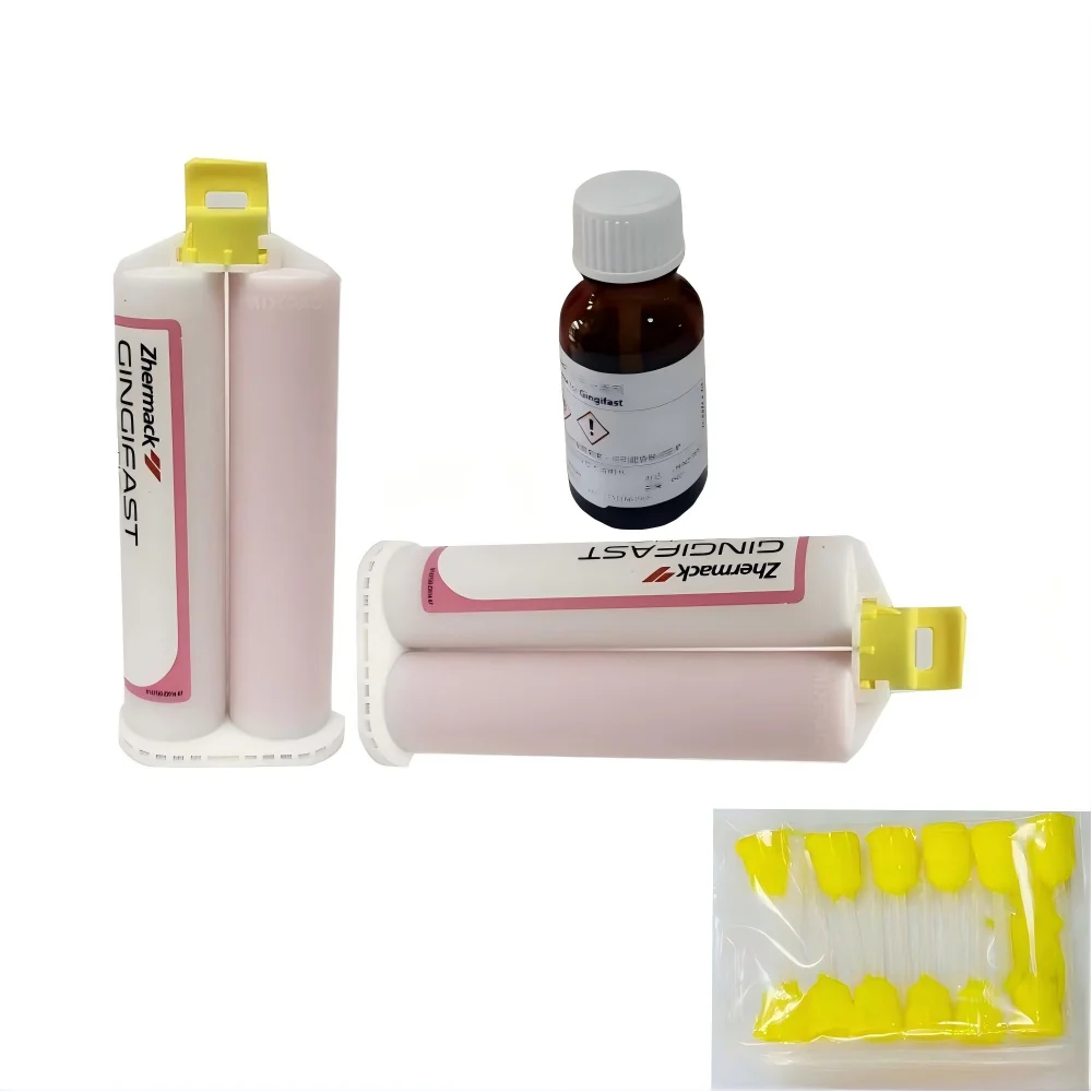 Zhermack GINGIFAST Gingival Mask Профессиональный зуботехнический материал для десневых масок с разделителем, эластичный