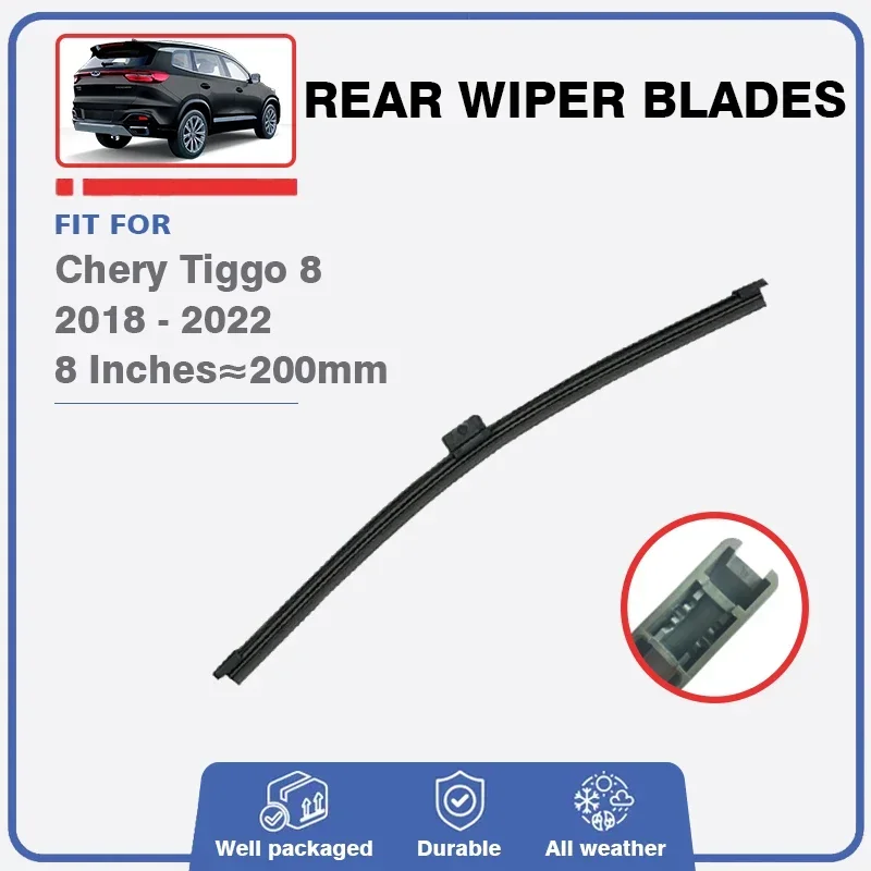 Rear Window Wiper Blade For Chery Tiggo 8 2018 2019 2020 2021 2022 Windshield Windscreen Back Delete Refill Cutter Accessories