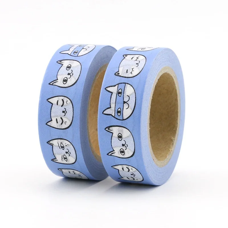 1 ST. Masking Washi Tape Paper Collection Unicorn Corgi Cat voor doe-het-zelf ambachten, scrapbooking, journaling, planner, cadeauverpakking