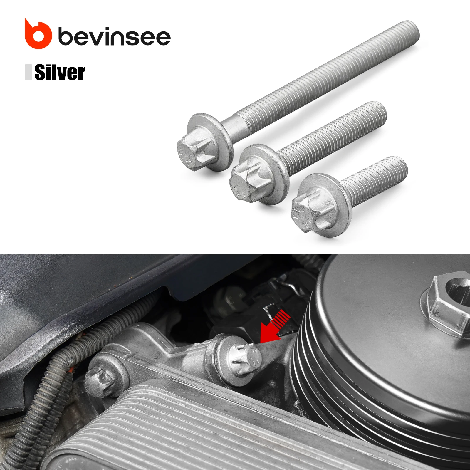 

Engine Oil Filter Housing Bolt Kit for BMW N53/N52/N51 Non-turbo, N54/N55/S55/N20/N26, for BMW E90 E92 F30 F31 E60 F10 F11 X3 X5