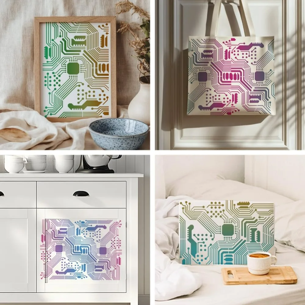 Circuit Board Stencils for Painting