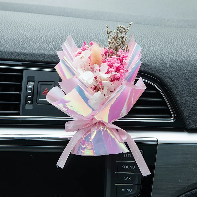 Car Air Freshener Car Air Outlet Clip Dried Flower Air Freshener Clip Aromatherapy Small Fresh Car Decoration  Accessories