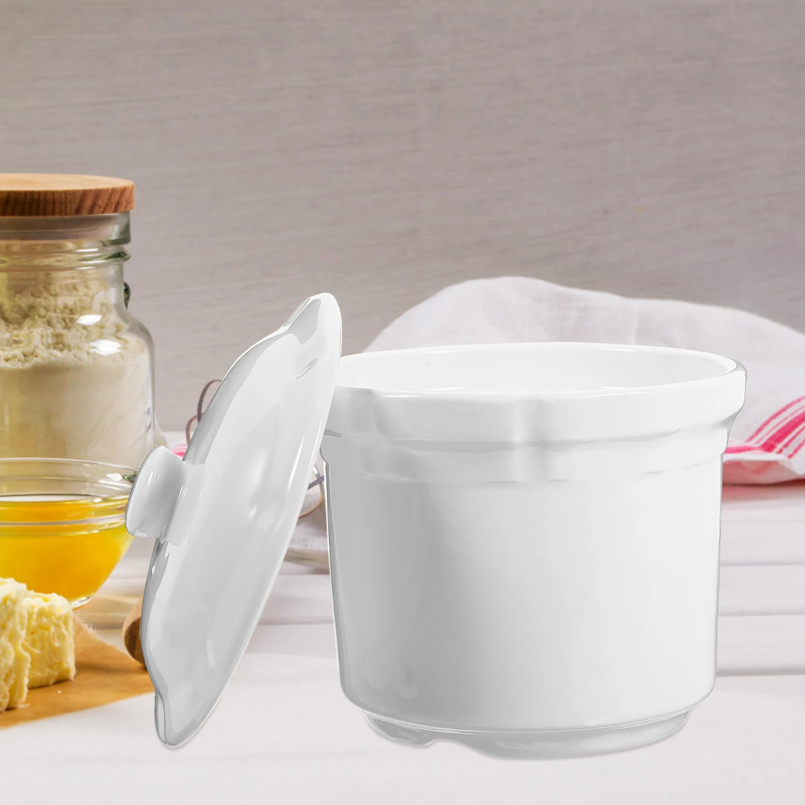 

Premium Ceramic Stew Pot Bowl With Lid Heat Retaining Soup Bowl For Home Kitchen Use Easy Clean Gifting Option