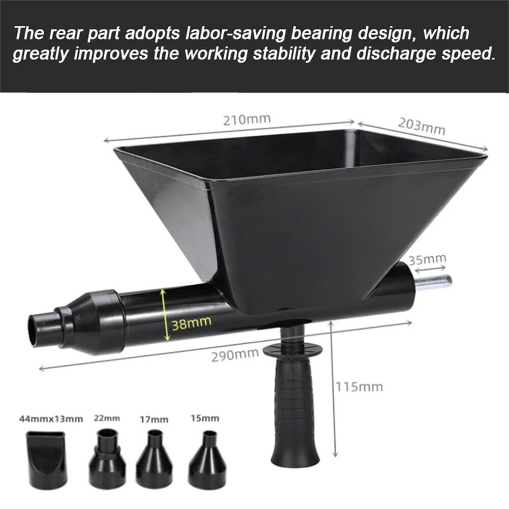 Grouting  Automatic Grout Tool With 1 Flat Nozzle, 3 Round Nozzle (0.59/0.66/0.87 Inch) Mortar Applicator Kit Automatic Caulking